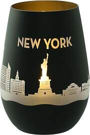 Goodtimes Windlicht New York Skyline (Schwarz