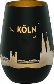 Goodtimes Windlicht Skyline Köln Schwarz &