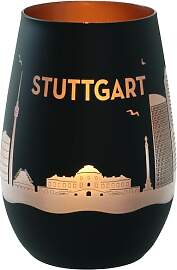 Goodtimes Windlicht Stuttgart Skyline (Schwarz