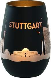 Goodtimes Windlicht Stuttgart Skyline (Schwarz