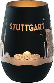 Goodtimes Windlicht Stuttgart Skyline (Schwarz