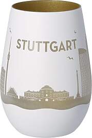 Goodtimes Windlicht Stuttgart Skyline (Weiß & 