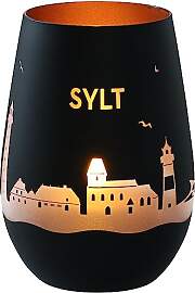 Goodtimes Windlicht Sylt Skyline (Schwarz &