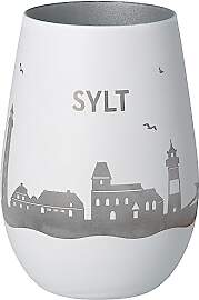 Goodtimes Windlicht Sylt Skyline (Weiß &
