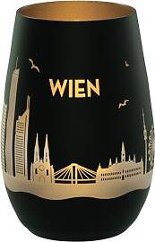 Goodtimes Windlicht Wien Skyline (Schwarz &