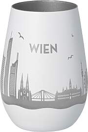 Goodtimes Windlicht Wien Skyline (Weiß &