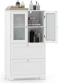 GOPLUS Badezimmerschrank, Badschrank mit