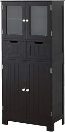 GOPLUS Badezimmerschrank mit Schubladen &