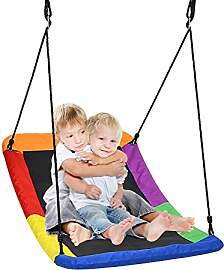 GOPLUS Nestschaukel Outdoor, Schaukel mit
