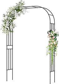 GOPLUS Rosenbogen aus Metall, Gartenbogen für