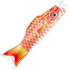 GORGECRAFT 46.5 Zoll Koi Fisch Windsack Orange