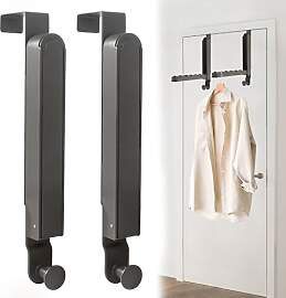 GOSHIES Türgarderobe klappbar 2 Stück Faltbar