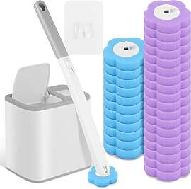 Goshoppers Einweg Toilettenbürste Set, Klobürste 