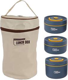 Goshyda Lunch-Box mit Thermobeutel, Tragbare