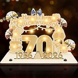GothicBride 70 Geburtstag Frau Deko Geschenk