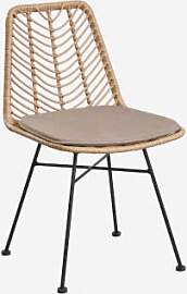 Gouda Natural Gartenstuhl Aus Synthetischem Rattan 