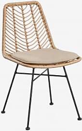 Gouda Natural Gartenstuhl Aus Synthetischem Rattan 