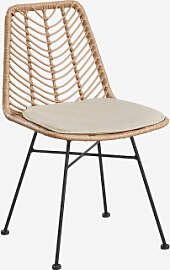 Gouda Natural Gartenstuhl Aus Synthetischem Rattan 
