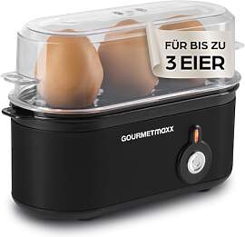 GOURMETmaxx Eierkocher für 3 Eier | Egg Boiler