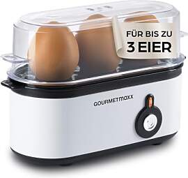 GOURMETmaxx Eierkocher für 3 Eier | Egg Boiler