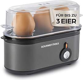 GOURMETmaxx Eierkocher für 3 Eier | Egg Boiler