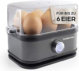 GOURMETmaxx Eierkocher für 6 Eier | Egg Boiler