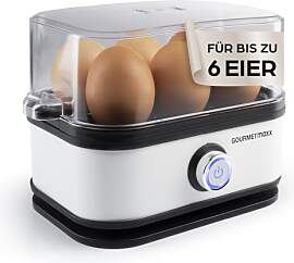 GOURMETmaxx Eierkocher für 6 Eier | Egg Boiler