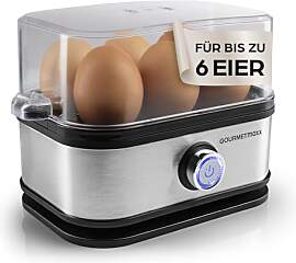 GOURMETmaxx Eierkocher für 6 Eier | Egg Boiler