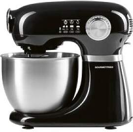 GOURMETmaxx Küchenmaschine schwarz Edelstahl