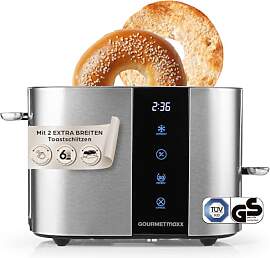 GOURMETmaxx Toaster Kurzschlitz für 2-Scheiben |