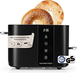 GOURMETmaxx Toaster Kurzschlitz für 2-Scheiben |