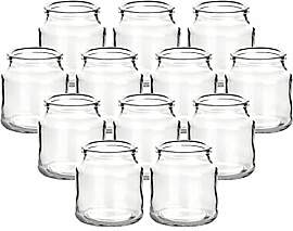 gouveo 12er Set Teelichtgläser 200 ml (0,20 l)