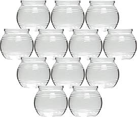 gouveo 12er Set Teelichtglas 175 ml (0,175 l)