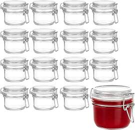 gouveo 16er Set Vorratsglas 120 ml (0,12 l)