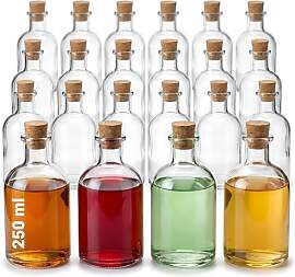 gouveo 24er Set Glasflasche 250 ml (0,25 l)