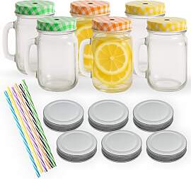 gouveo 6er Set Trinkgläser 450 ml (0,45 l)