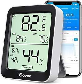 Govee Bluetooth Thermometer Hygrometer Innen, LCD