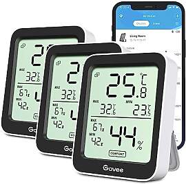 Govee Thermometer Hygrometer, Mini LCD Digital