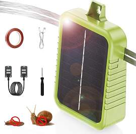 GQMBL Schneckenzaun Elektrisch Set, Eingebauter