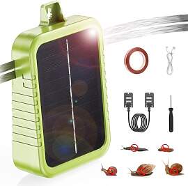 GQMBL Schneckenzaun Elektrisch Set, Eingebauter