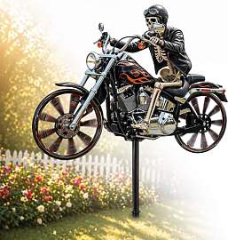 Graddi Skeleton Rider Windmill, Fliegerass Garten