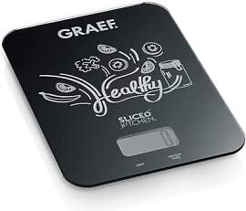 GRAEF Digitale Küchenwaage KS202, schwarz, leicht 