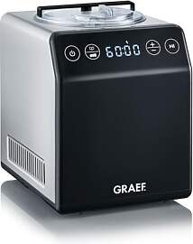 GRAEF Eismaschine IM700 Schwarz mit Touch-Display, 