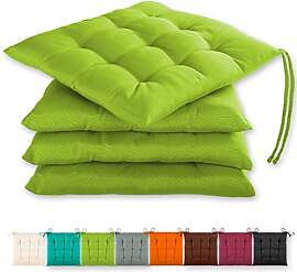 Gräfenstayn® 4er-Set Sitzkissen 40x40x3cm mit