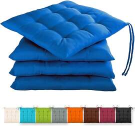Gräfenstayn® 4er-Set Sitzkissen 40x40x3cm mit