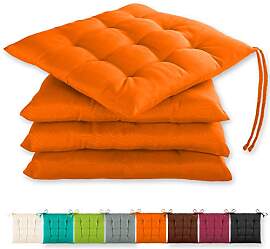 Gräfenstayn® 4er-Set Sitzkissen 40x40x3cm mit