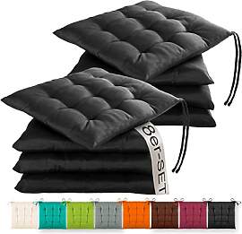 Gräfenstayn® 8er-Set Sitzkissen 40x40x3cm mit