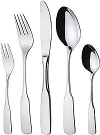 GRÄWE Besteck Set für 6 Personen, Tafelbesteck
