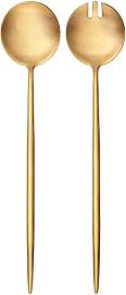 GRÄWE Salatbesteck, gold, Edelstahl, 29 cm groß, 