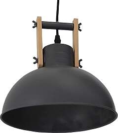 Grafelstein Hängelampe SPOTLIGHT dunkelgrau natur 